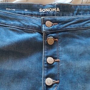 💗💗💗5 for $20 sale 💗💗💗 sonoma wide leg jeans